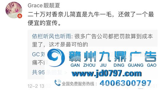 香奈儿广告被罚款20万，网友：太少了吧！